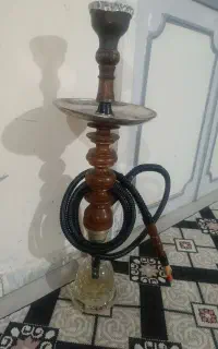 قلیان دوسیب زرد رگه دار