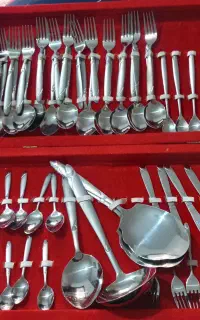سرویس قاشق و چنگال 12نفره اصل ژاپن قدیمی
