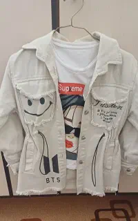 مانتو دو تیکه کتان