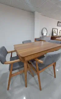 سرویس غذاخوری ۴ نفره چوبی