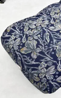 پارچه طرح خزان باتیک هندی وارداتی نخی