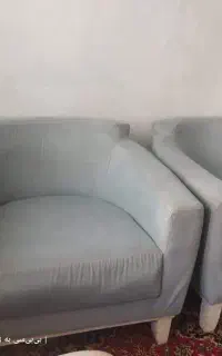 دوعدد مبل تکنفره