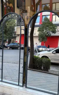اینه قدی گنبدی  فلزی
