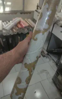 کاغذ دیواری جنس ونیلی قابل شستشو حتی با اسکاچ