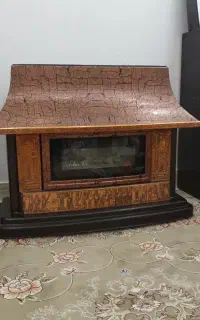 بخاری  گاز سوز طرح شومینه ی ارلوکس بزرگ