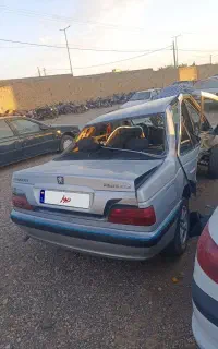پژو پارس تصادفی