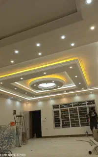 گچکاری،گچبری،کناف،لاین نوری،گچ کاری