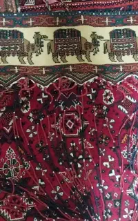 آویز درب و قاب آینه دستباف ترکمن