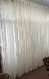 پرده دوخت شده آماده تمیز نو