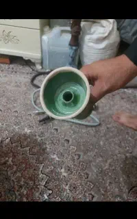 قلیون چوبی طرح عقاب