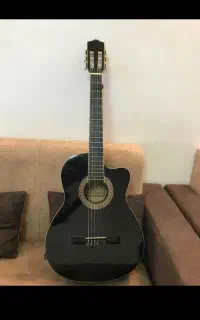 گیتار کلاسیک  gipsy مشکی کات وی