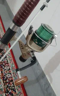 چوب ماهی گیری کرکودیل و چرخ البا استار