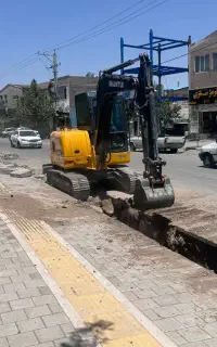 اجاره مینی بیل تخریب خاکبرداری ۲۴ ساعته