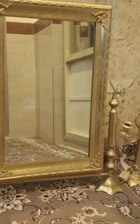 اینه شمعدان قدیمی درحد نو