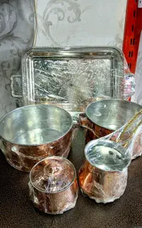 قلیله کاری و آبکاری ظروف