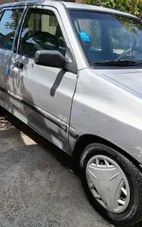 پراید بدون رنگ ظربه ۳۰۰ تا کار در حد صفر