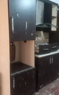 کابینت mdfدو رنگ برای آشپزخانه