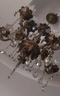 لوستر ۱۰ شعله کاملا نو و تمیز