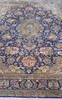 فرش دستبافت گل ابریشم۱۲ متری