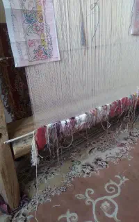 فرش نیمه کاره