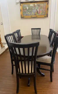 میز ناهار خوری ۸ نفره چوب گردو