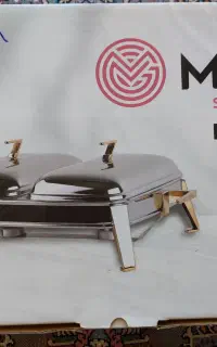 سوفله خوری دوقلو مستطیل استیل سایز بزرگ مارک MGS