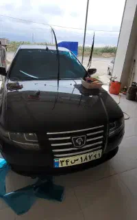 شیشه دودی .پولیش واکس..