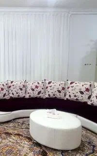 مبلمان ۸نفره U بادمجونی