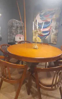میز ۴نفره کاملا چوب راش