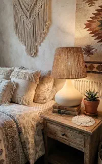 آباژور رومیزی رافیا