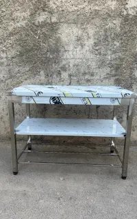 میز کار دوطبقه و سه طبقه سینک پرسی و جوشی وان