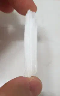 سلنیت الیافی (Satin Spar) با جلای ابریشمی نایاب