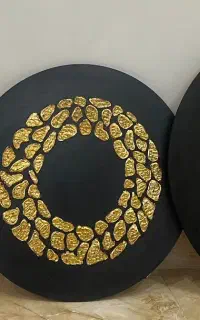 تابلو دایره مدرن سه تکه