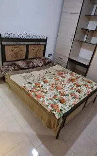 تختخواب فلزی  دونفره    با  تشک