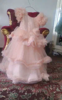 لباس مجلسی دخترانه در حد نو