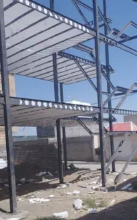 جوشکار اسکلت خلاف شهرداری