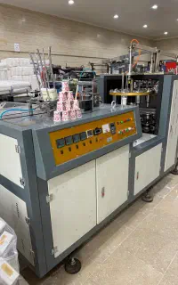 خط لیوان کاغذی کارگاهی و دو جداره کن خانگی