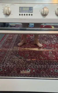 گاز  فر دار و هود روکار