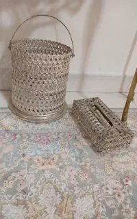 سطل و جا کلینکس قدیمی