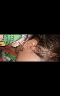 یک عدد گوشواره بچه گانه گل بابونه گم کردم
