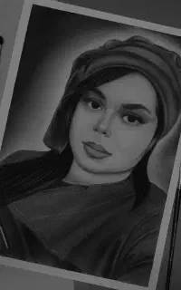 سیاه قلم چهره از روی عکس