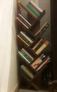 کتابخانه کم جا درختی
