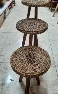 ۳پایه گلدون چوبی
