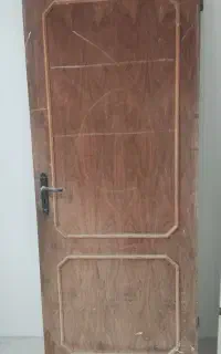 در چوبی .درب اتاق
