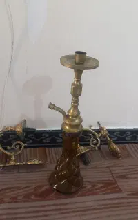 یک عدد قلیان کاملا سالم اصل برنز