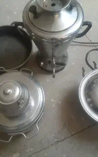 سماور برقی  با مقدلری ظروف