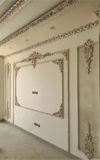 گچبری گچ بری پیش ساخته کاغذدیواری انبارپارکت کناف