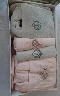 سرویس حوله حمام عروس دوماد