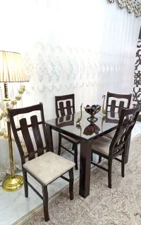 ۲دست میزوصندلی ناهارخوری غذاخوری۴و۳نفره درحدنو
