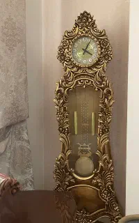 ساعت دیواری تمام چوب پاندول دار سالم و بدون ایراد